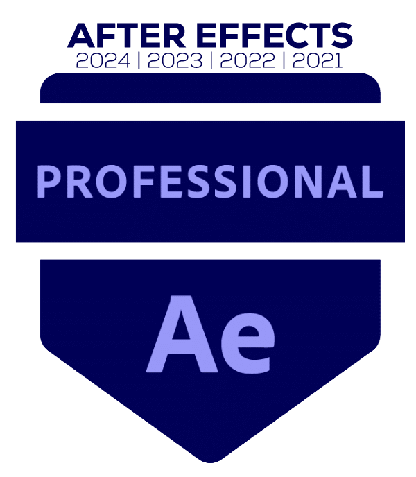 Adobe Certified Professional after effects exam
