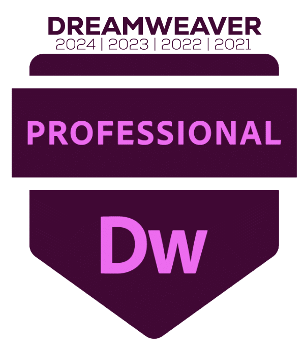 Adobe Certified Professional Dreamweaver exam
