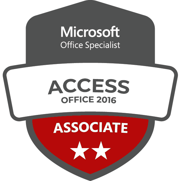 MOS Access Office 2016 Associate Exam