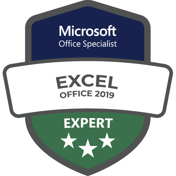 MOS Excel Expert Office 2019 Exam