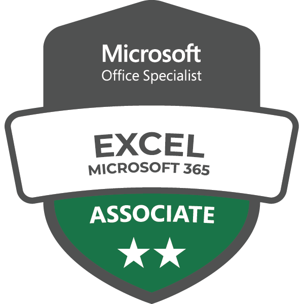 MOS Excel Microsoft 365 Associate Exam