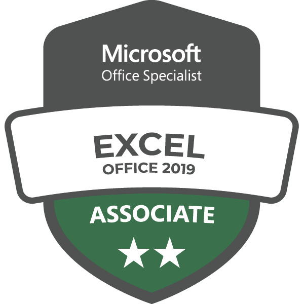 MOS Excel Office 2019 Associate Exam