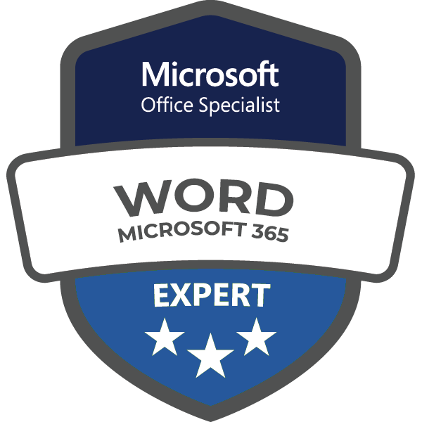 MOS Word Expert Microsoft 365 Exam